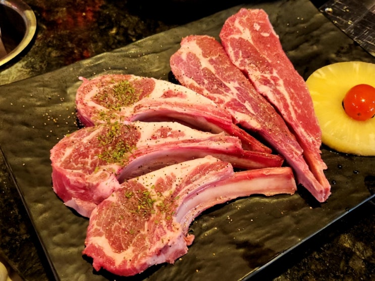  한남동맛집 양파이 한남점 프렌치랙 양갈비