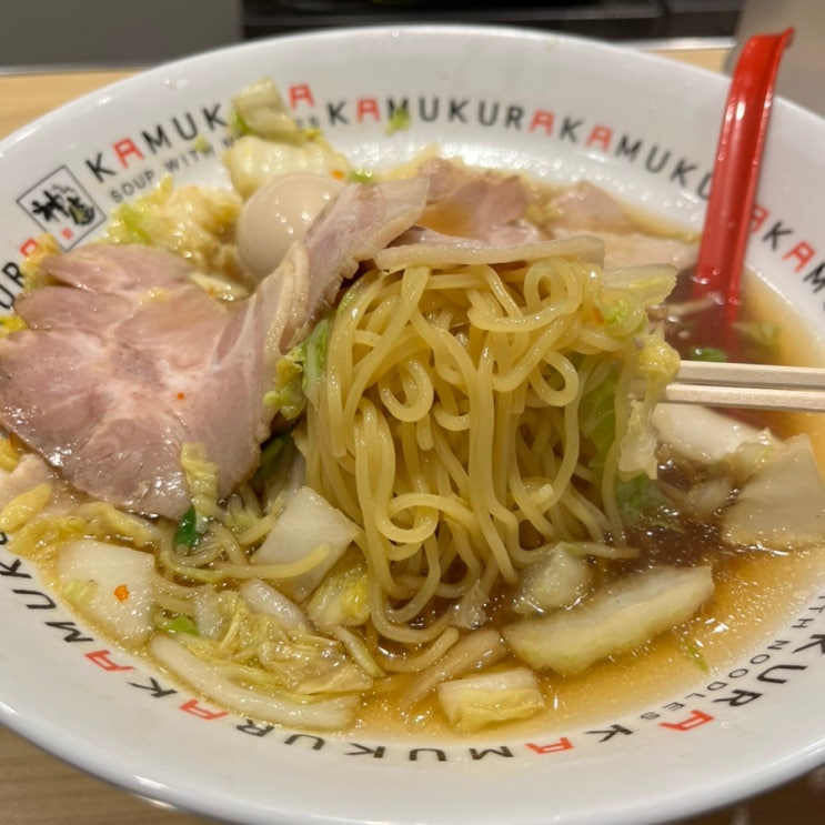  오사카 라멘 맛집 '카무쿠라 도톤보리점' 담백하고 웨이팅 없는곳