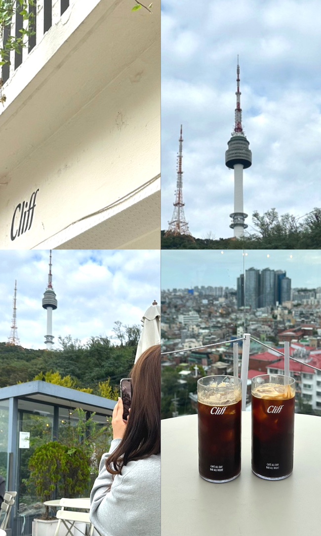  이태원 해방촌 루프탑 카페, 남산타워가 보이는 뷰맛집 “어반클리프”