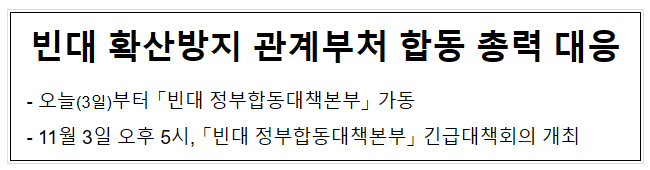 빈대 확산방지 관계부처 합동 총력 대응