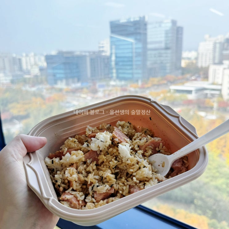 [햇반 컵반]스팸 간장덮밥 간단한 점심 한 끼 해결하기 (둔산동 이마트 할인)