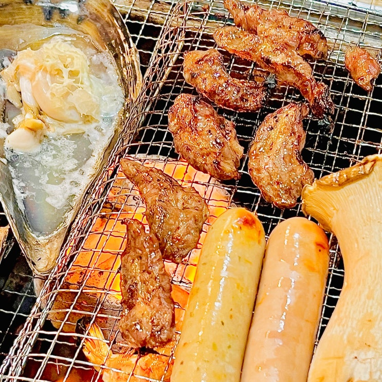  [운정 맛집] 야당역 조개구이/삽겹살/소갈비살  애견동반 캠핑 식당 '캠핑가든 고기랑 조개랑' 후기
