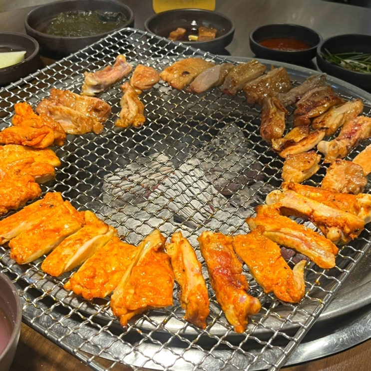  주차 가능한 용산역 닭갈비 맛집, 강촌숯불애닭갈비
