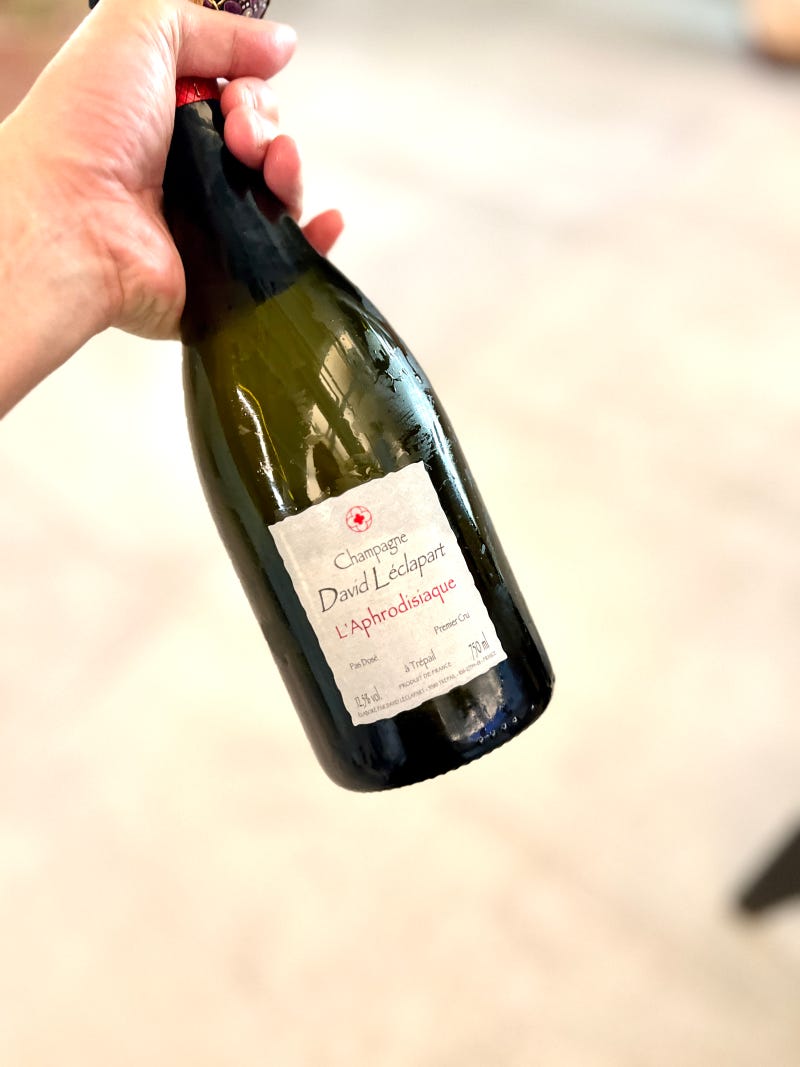 David Leclapart, L'Aphrodisiaque Premier Cru Pas Dose LV 12 David Leclapart, L'Aphrodisiaque Premier Cru Pas Dose LV 12