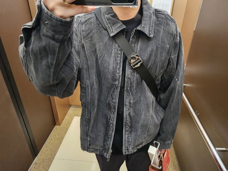 [데님 자켓] 일꼬르소 벌룬핏 플리츠 데님 자켓 리뷰