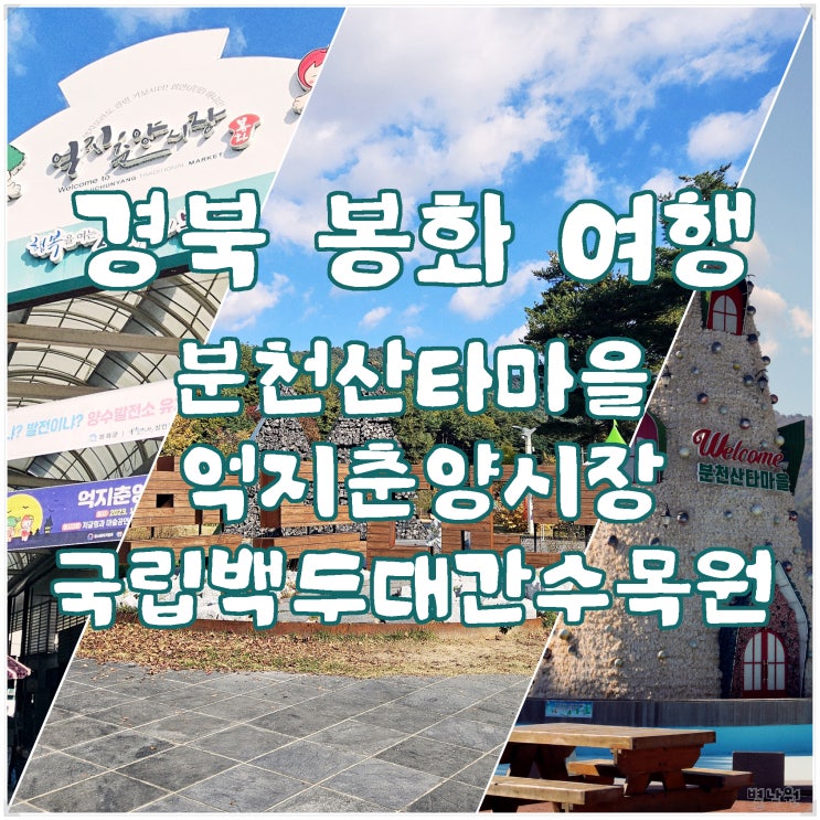 경북 봉화 여행_ 가을 겨울 가볼 만한 곳 여행코스 싹 다 털어드림