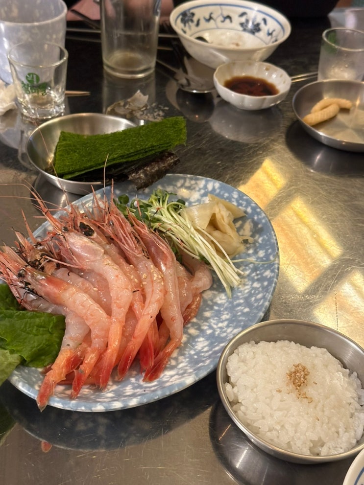  명일역 술집 발견! 싱싱한 해산물은 양수산