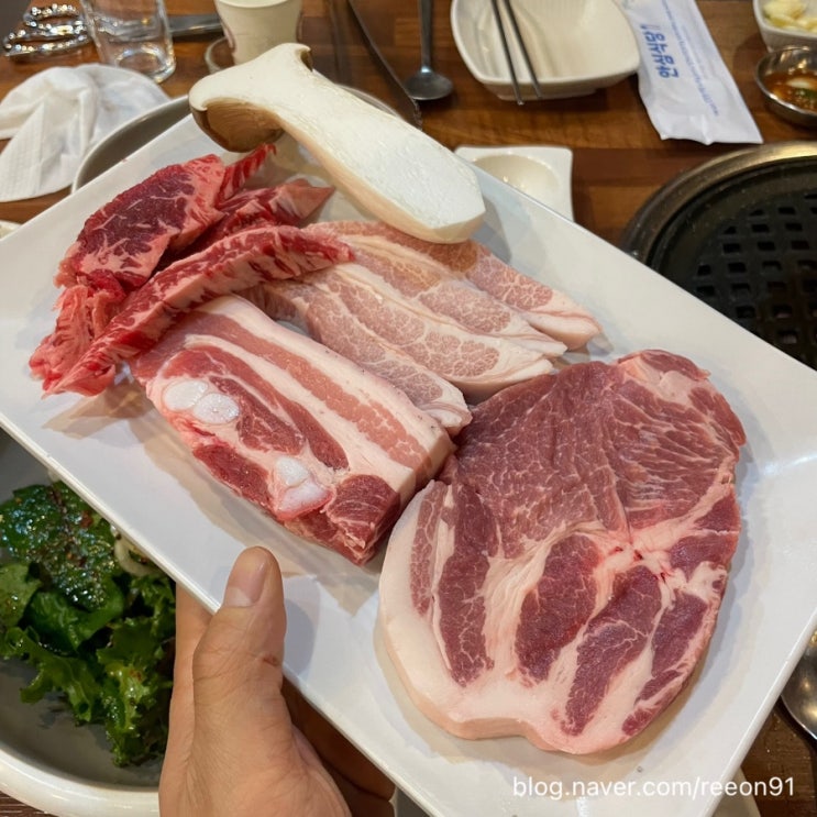  [대전 둔산동 지리산산골농장] 회식하기 좋은 지리산 흑돼지 둔산동 고깃집
