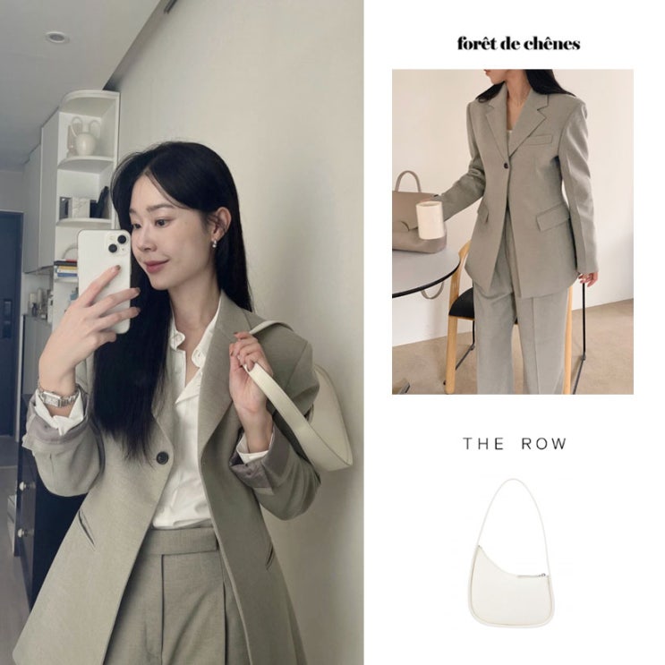 이주미 인스타 옷 포레드센느 그레이 자켓 셋업 앙고라 반폴라 니트 가방 패션 증명사진 스타일 정보 이주미 인스타 옷 포레드센느 그레이 자켓 셋업 앙고라 반폴라 니트 가방 패션 증명사진 스타일 정보