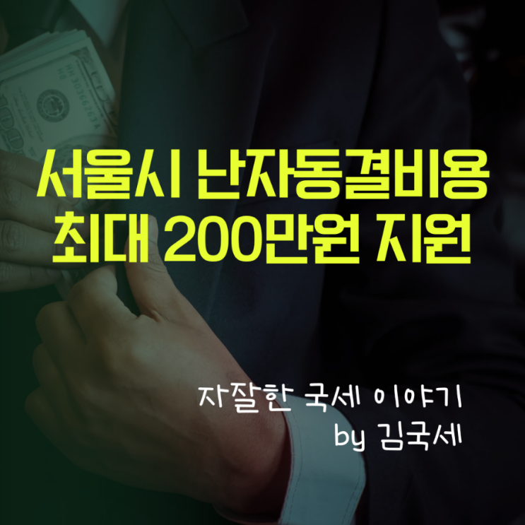 서울시 난자 동결 비용 (1인당 최대 200만 원) 지원 대상 기준 신청방법