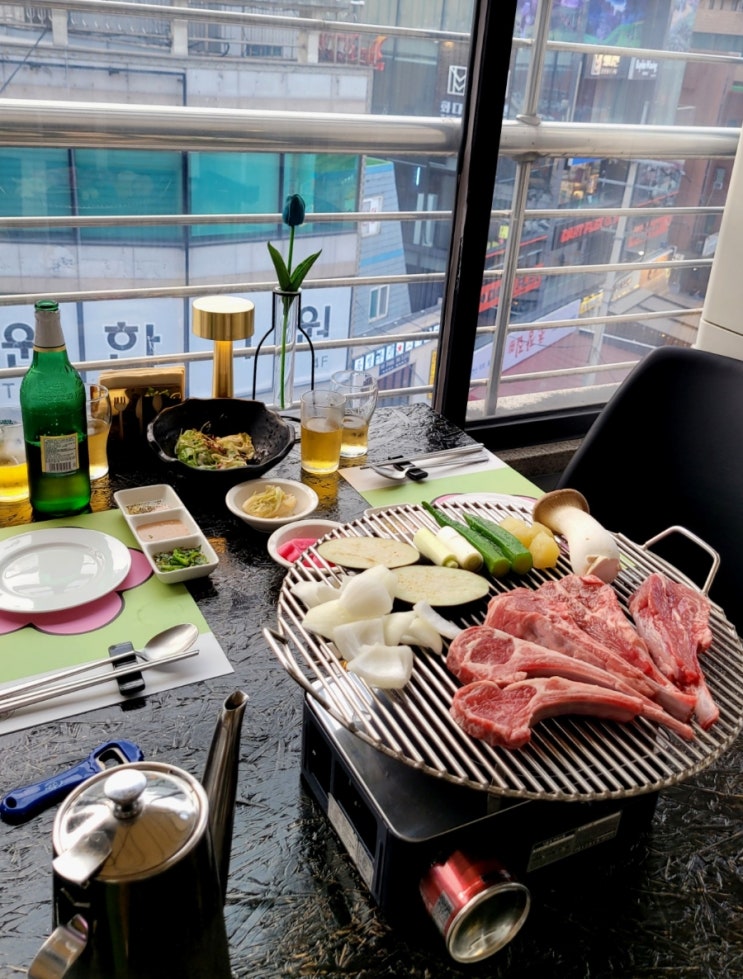  강남 양고기 [양꽃] 추천 후기, 데이트하기 좋은 좋은 양갈비 맛집, 개별룸과 테라스까지 완벽