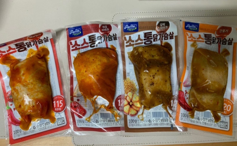 [닭가슴살 추천] 맛있닭 소스통닭가슴살 4종