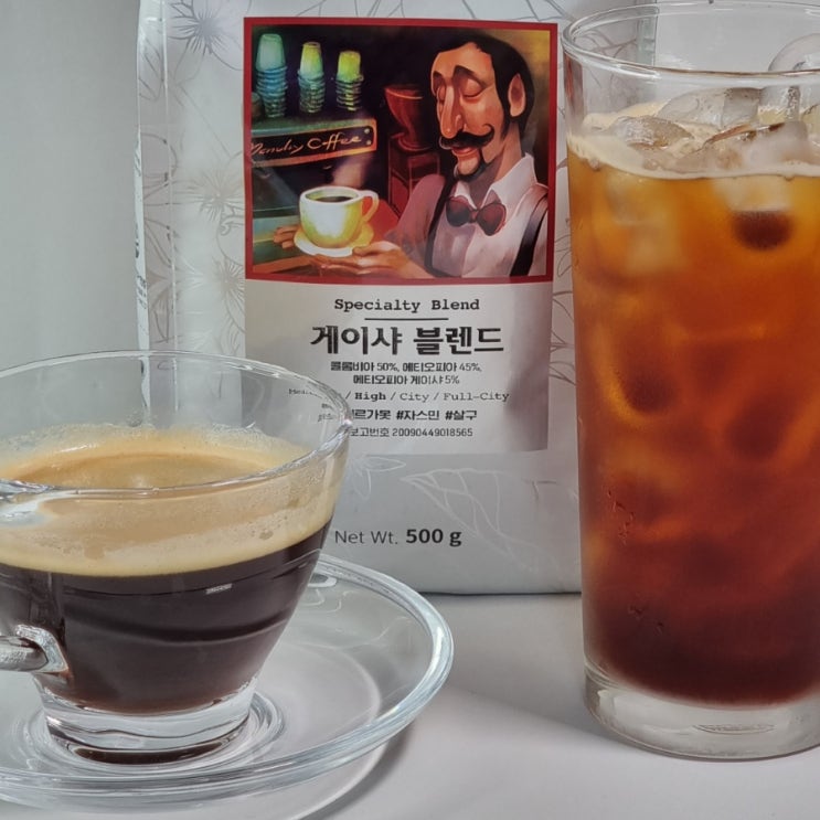  맥널티 행복을 주는 커피 원두 게이샤 블렌드