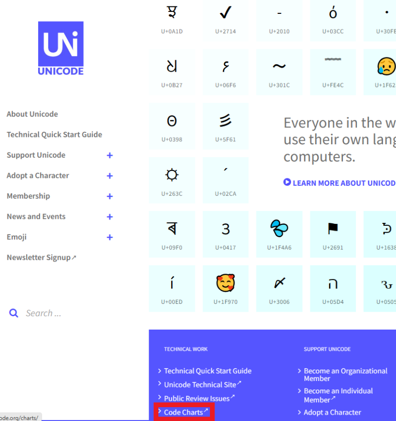 유니코드 Unicode 뜻 표현 방법 정리 | 16진수 16진법 뜻 : 네이버 블로그