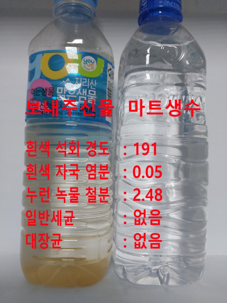 지하수 녹물필터, 지하수 연수기 안됩니다. 이유설명 (경기파주)