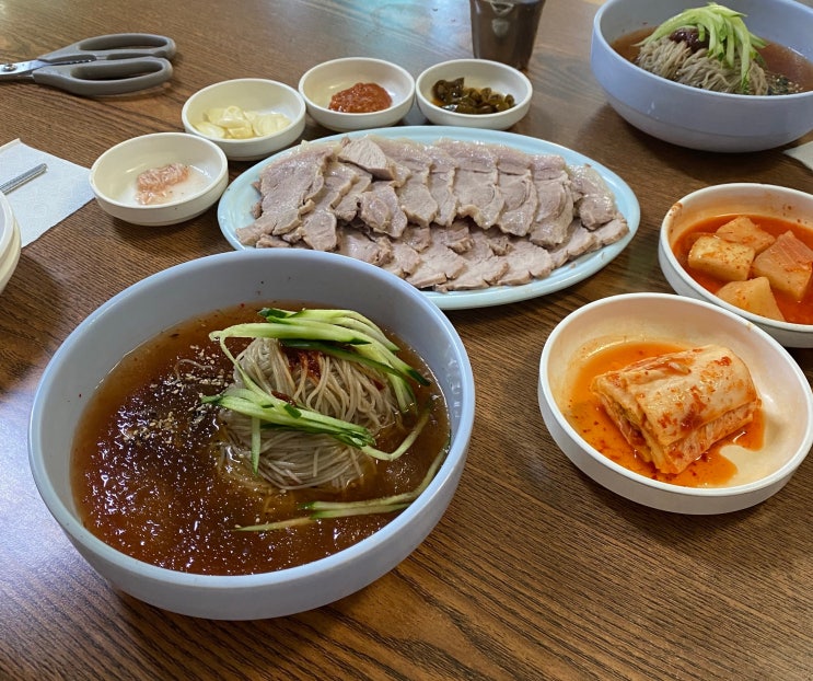  부여 맛집 "장원막국수" 메밀 막국수+편욱 내돈내산 리뷰!!