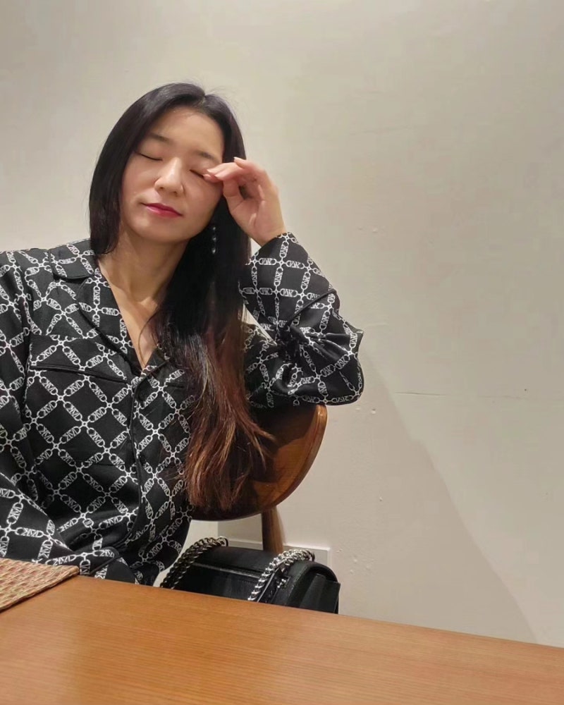 여성 셔츠 블라우스 코디 추천 마이클코어스 가을 여자 체크 셔츠