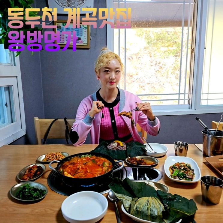  동두천 맛집 왕방명가 자연휴양림 근처 탑동계곡 애견동반가능