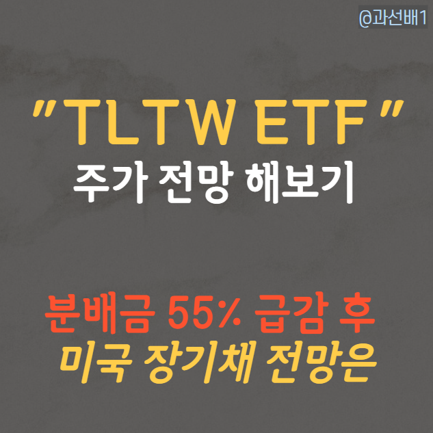  TLTW, 16년래 최저가 미국 장기 채권 ETF의 배당금 55% 급락 이유는?