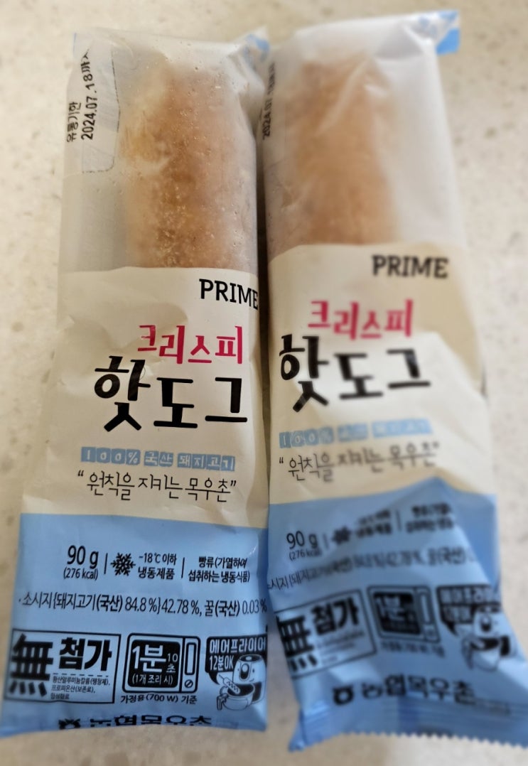  목우촌 프라임 크리스피 핫도그