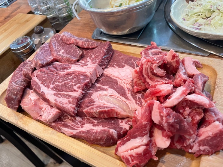  대전 괴정동 낮술가능한 고기집 J포크 축산 정육식당 점심부터 소고기 돼지고기 맛집
