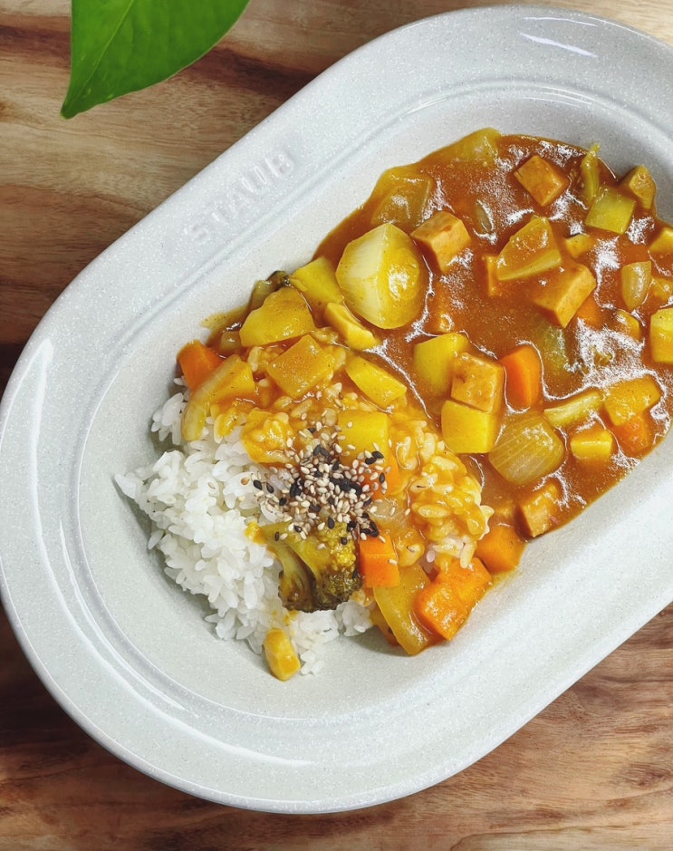  고구마카레라이스 만들기 진한맛으로 토마토와케찹 넣고 달달한 고구마카레 만드는법 레시피
