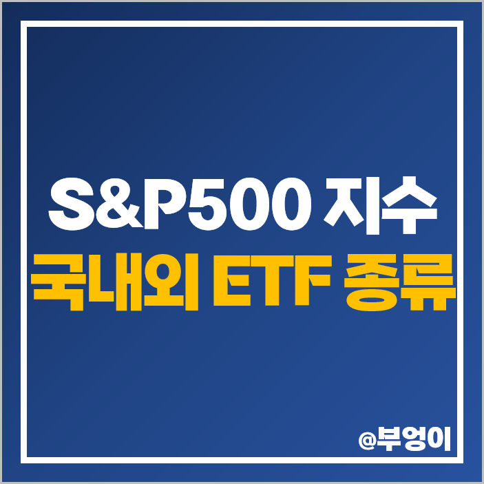 S&P500 지수 미국 ETF 종류 VOO 투자 방법 Kodex S&P500TR S&P500 지수 미국 ETF 종류 VOO 투자 방법 Kodex S&P500TR