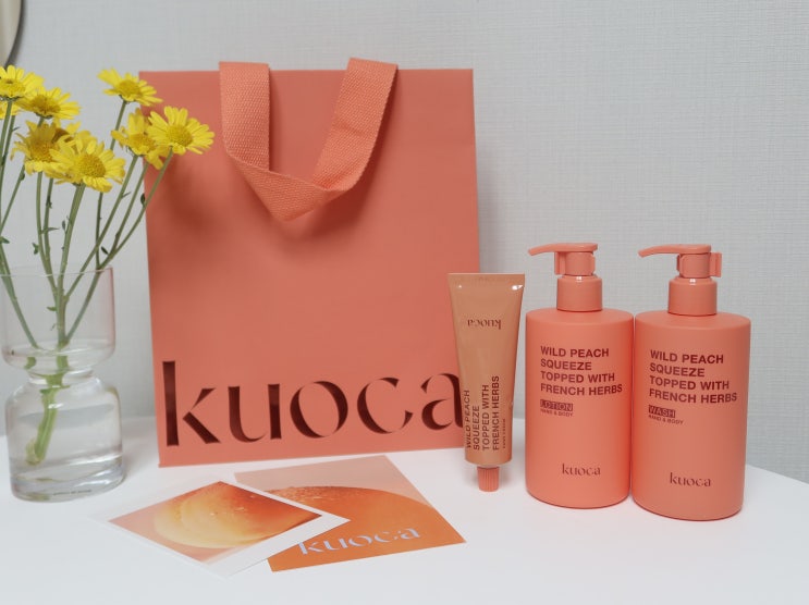  향 좋은 쿠오카 핸드크림&바디 워시, 로션 와일드피치 추천 KUOKA