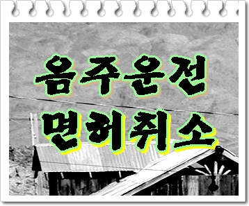  대전 음주운전 취소 정지로 감경을 위한 선택이 필요한 때