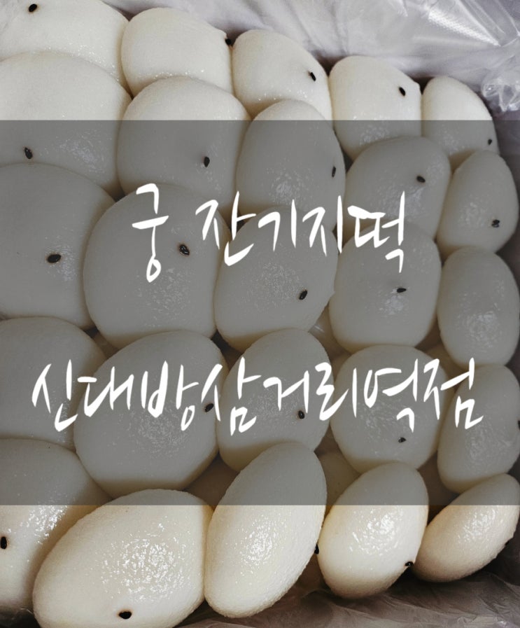  [서울/동작] 신대방삼거리역 궁 잔기지떡 내돈내산 후기(위치, 가격, 종류)