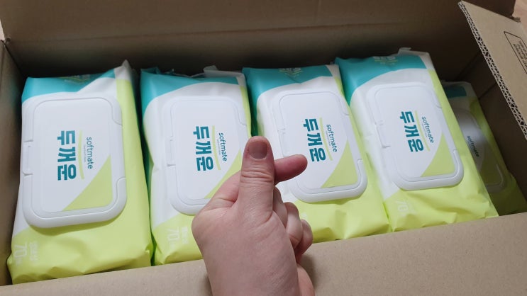  순둥이물티슈 소프트메이트 한장씩 쏙쏙 뽑히는 두꺼운 물티슈