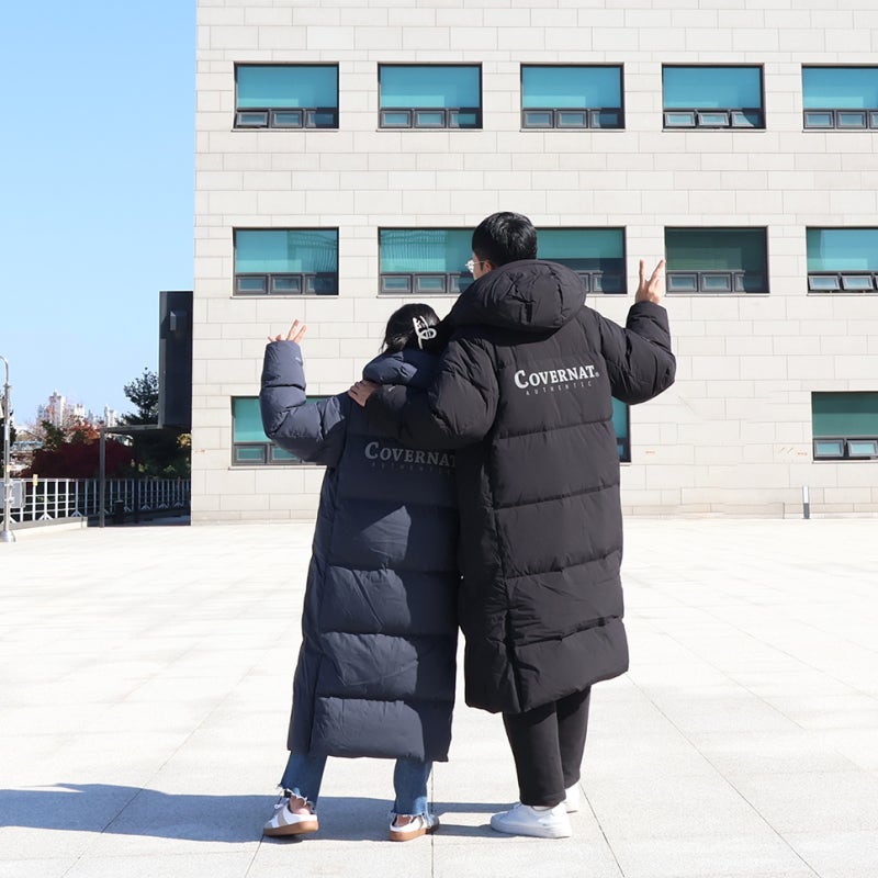 커버낫 커플 롱패딩 다운패딩 솔직후기 + 사이즈 팁