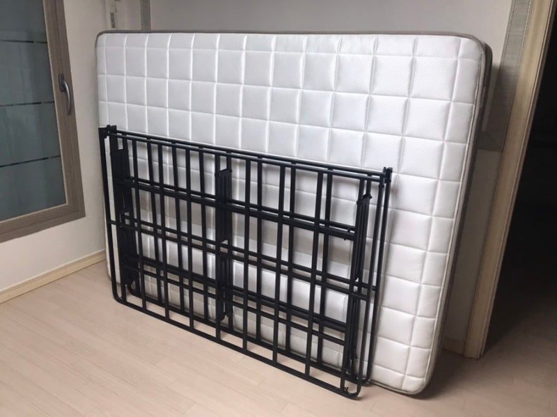 지누스 침대 철제 프레임 퀸사이즈 후기