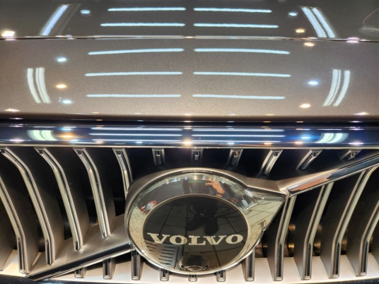  천안 백석동 볼보 S90 광택 유리막코팅