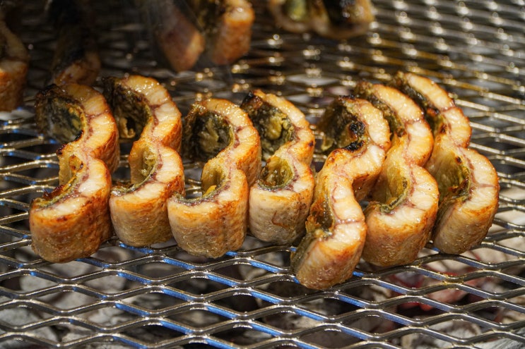 광주 짚불장어 숯불 초벌해주는 상무지구 장어 맛집 유록장어