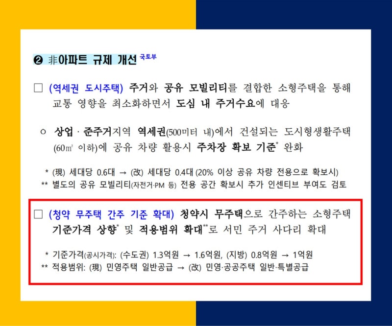 소형 저비용 주택 기준 완화를 위한 주의사항을 알아보세요.