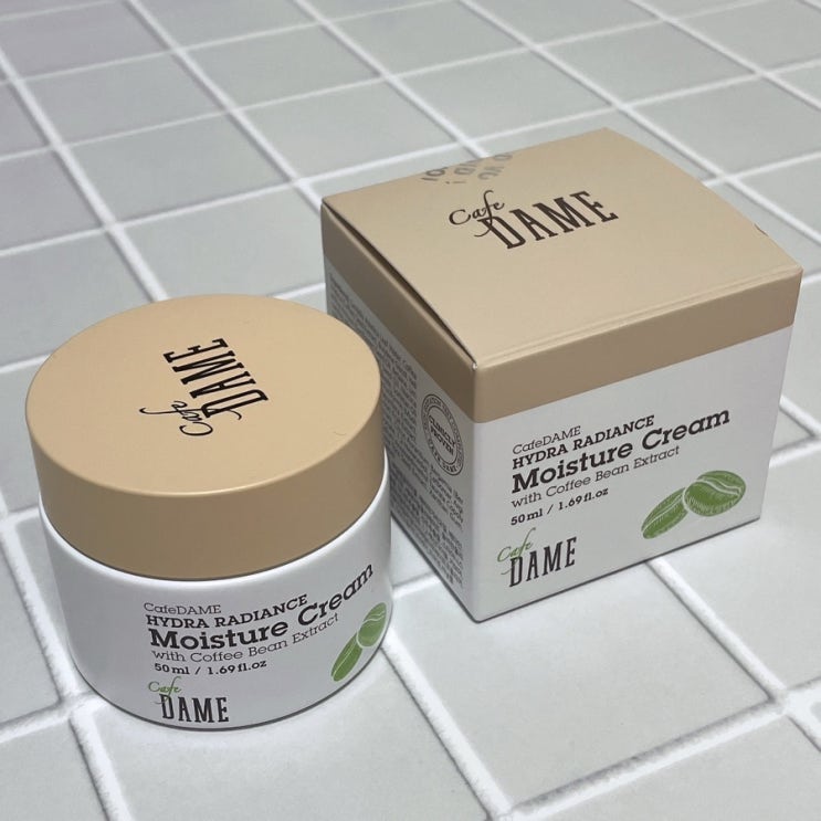  카페다므 수분크림 커피 마시지 말고 피부에 양보하세요