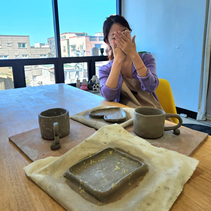  대전 도자기 공방 데이트 도시공방 커플템 만들기