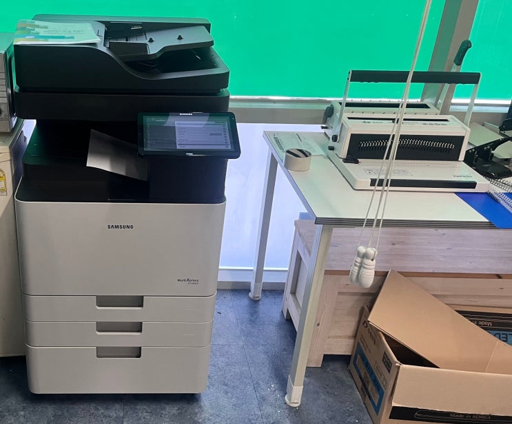  광명 복합기렌탈 사무용복합기 k7400lx 흑백레이저복합기 추천