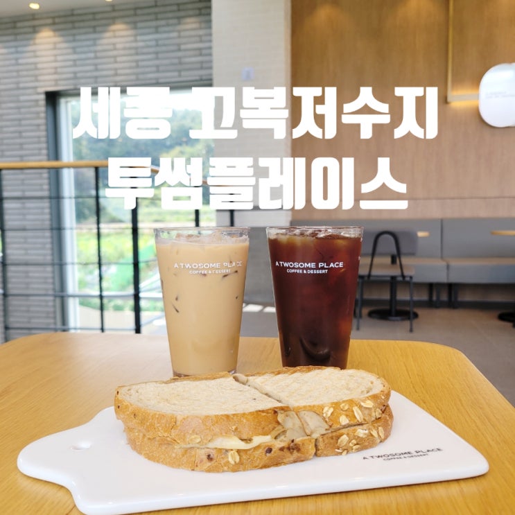  세종 드라이브코스 고복저수지 카페 투썸플레이스