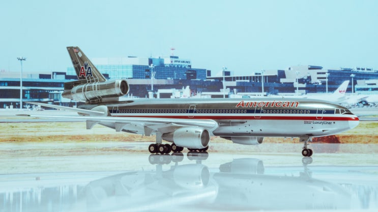 1:200 Inflight200 American Airlines DC-10-30 N137AA 'polished livery' 다이캐스트 모형