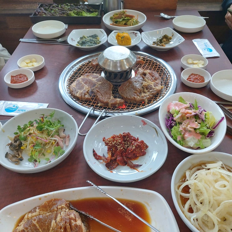  남양주 고기집 산과들가든 돼지갈비 덕소 가족모임