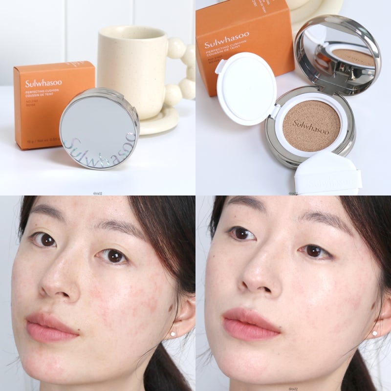 설화수 퍼펙팅 쿠션 21N1 후기 21호 색상 촉촉한 쿠션팩트