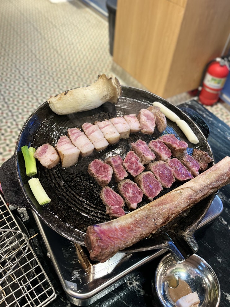  [여수 학동 맛집] 회식장소추천 우대갈비가 맛있는 여수 화원짚불구이