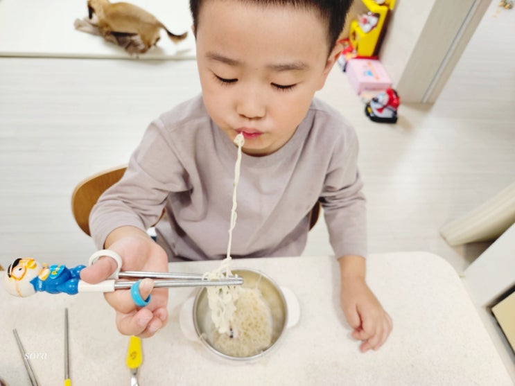  하양라면 안매운 푸디버디 어린이간식