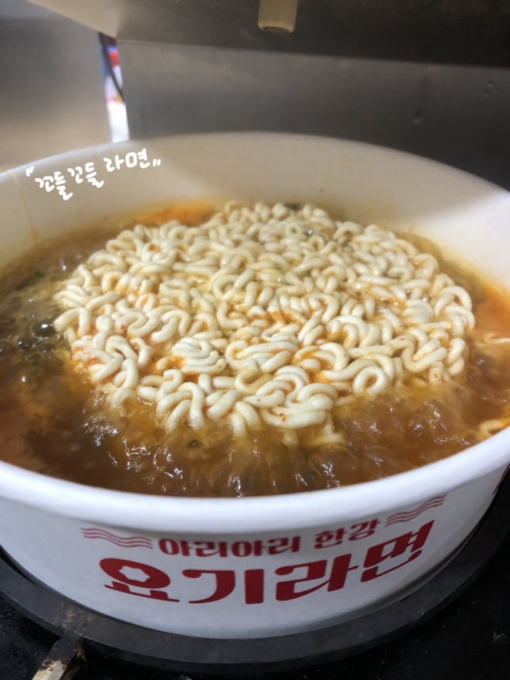  한강 라면 (한강 푸라닭 치킨먹방)