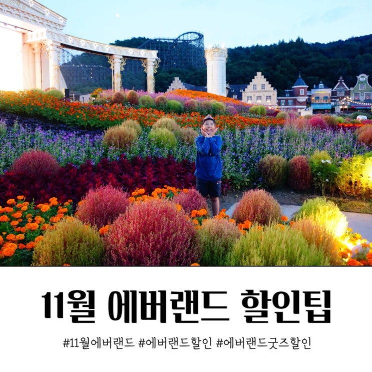  11월 에버랜드 할인 평일 2만 원대 지마켓 빅스마일데이 활용하기
