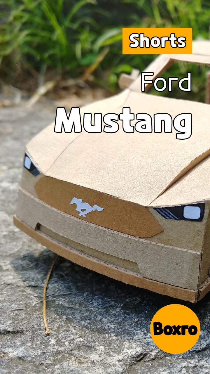 쇼츠10.포드 머스탱 | Ford Mustang made of cardboard