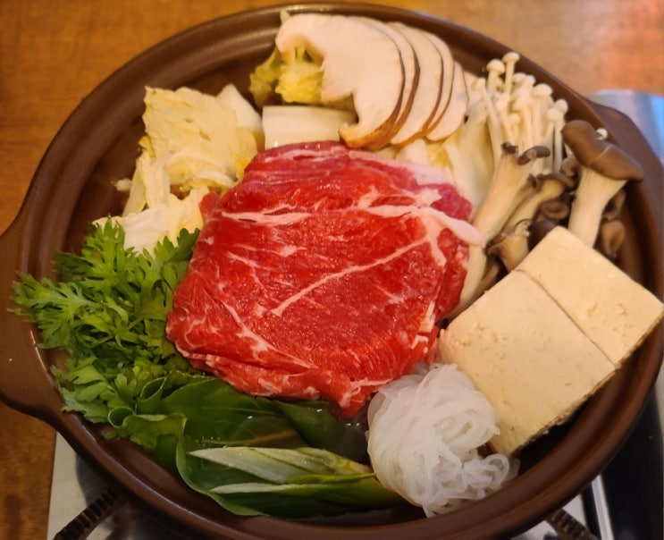  수원 행궁동 일식 맛집 '하쿠' 의 맛있는 스키야키 추천