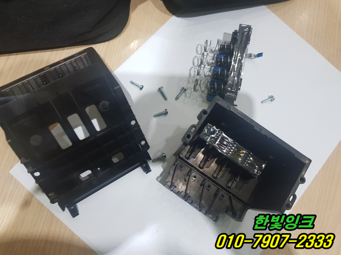 hp 오피스젯8710 프린터 수리 무한잉크 인쇄품질 불량 헤드손상 인천 계양구 서운동 출장  점검 서비스